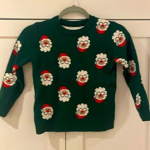 Girls Santa sweater